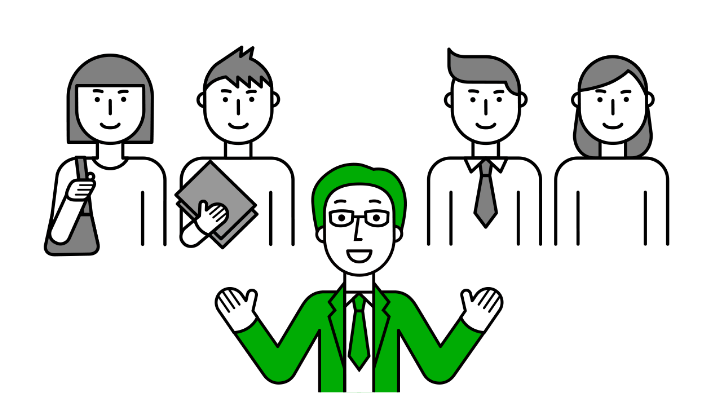 Z世代との事業創出のイラスト